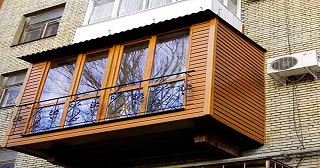 Внешняя отделка балкона Сальск цена от 1022 руб. м/2.